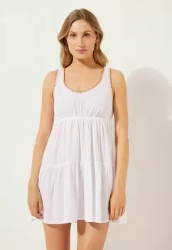 Повседневное платье Calzedonia, белый