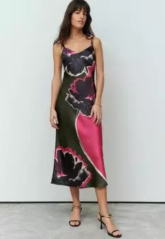 Повседневное платье CAMI MIDI-REGULAR FIT Next, зеленый