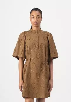 Повседневное платье CANTERBURYBBIMILIA DRESS Bruuns Bazaar, коричневый