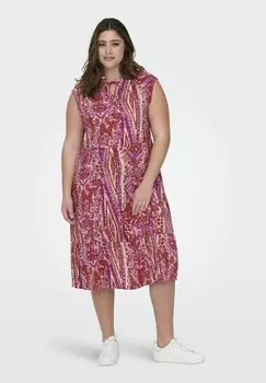 Повседневное платье CARMAKOMA CARNOVA ONLY Carmakoma, темно-красный