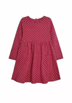 Повседневное платье CLASSIC SPOT, REGULAR FIT JoJo Maman Bb, Бордо