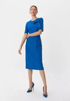 Повседневное платье comma, цвет royalblau