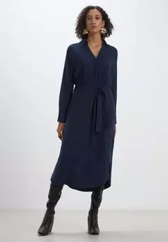 Повседневное платье CON COLLETTO POLO Calliope, синий