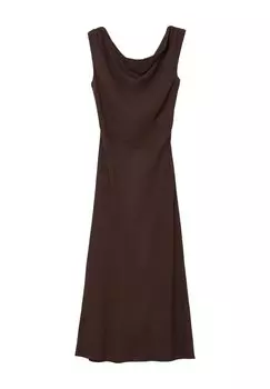 Повседневное платье CON SPALLA SCESA Calliope, коричневый