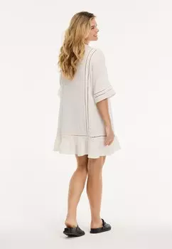 Повседневное платье CORFU MOUSSELINE WAFFLE Shiwi, белый