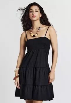 Повседневное платье CORTO PUNTO SMOCK Calliope, черный