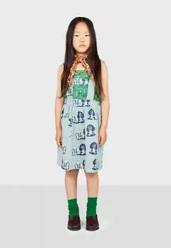 Повседневное платье COW THE ANIMALS OBSERVATORY, цвет turquoise