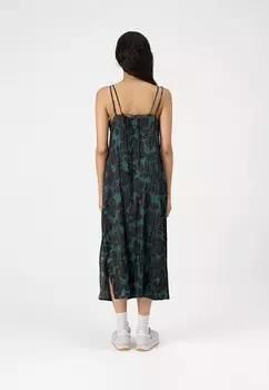 Повседневное платье CRINKLE SLIP GAP, зеленый