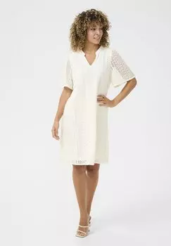 Повседневное платье CRRUBBY BRODERI ANGLAIS Cream, белый