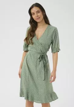 Повседневное платье CRTIAH Cream, светло-зеленый