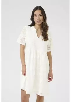 Повседневное платье CUHENRIETTE OLU Culture, кремовый