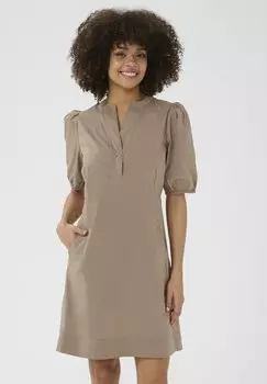Повседневное платье Culture, светло-коричневый