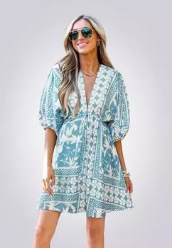 Повседневное платье Cupshe, цвет Teal