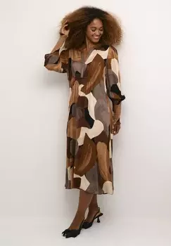 Повседневное платье DANA Culture, цвет brown art