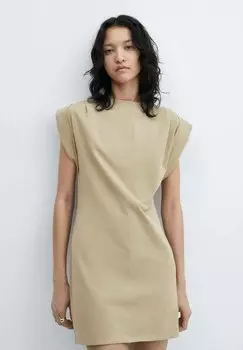 Повседневное платье DATES Mango, цвет open beige