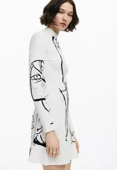 Повседневное платье Desigual, белый