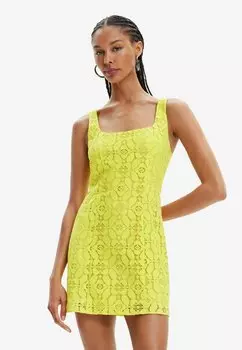 Повседневное платье Desigual, желтый
