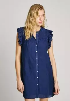 Повседневное платье DEVIL Pepe Jeans, темно-синий