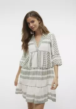 Повседневное платье DICTHE 3/4 Vero Moda, белый