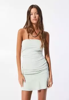 Повседневное платье DRAPED PULL&BEAR, мятный