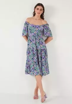 Повседневное платье DRESS LOOSE FIT LELA, фиолетовый