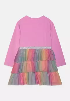 Повседневное платье DRESS WITH PRINT APPLIQUE AND SKIRT Lindex, сирень