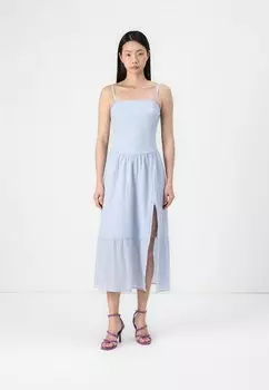Повседневное платье DROP WAIST MAXI Hollister Co., синий