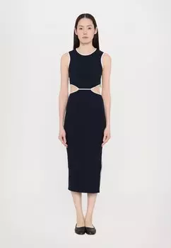 Повседневное платье EA7 Emporio Armani, синий