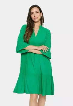 Повседневное платье EDA SOLID Saint Tropez, зеленый