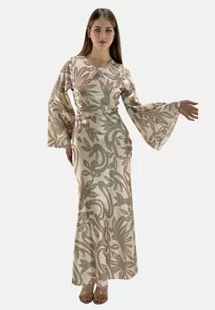 Повседневное платье Elara, бежевый