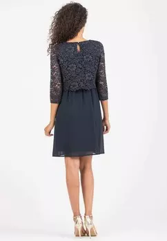 Повседневное платье ELEONORA Attesa Maternity, темно-синий