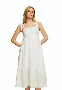 Повседневное платье Esprit, белый