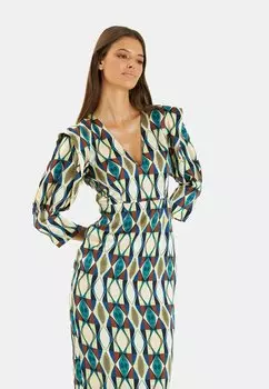 Повседневное платье ESTAMPADO Alma en Pena, зеленый