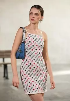 Повседневное платье EXCLUSIVE TOMMY GIRL SWEATER DRESS Tommy Jeans, красный