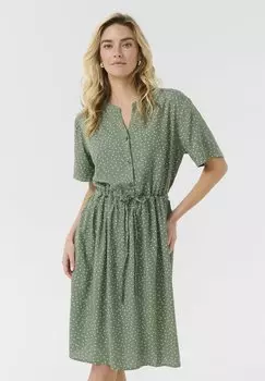 Повседневное платье FERINA FIT FLARE ZALLY FIT Cream, светло-зеленый