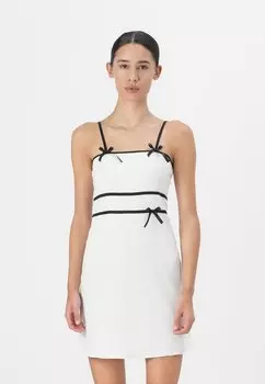 Повседневное платье FLARED MINI DRESS Even&Odd, белый