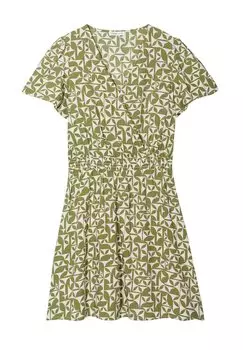 Повседневное платье Fliessendes Ausgestelltes Cache Cache, белое