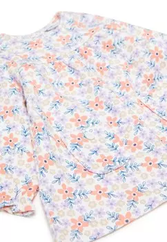 Повседневное платье Floral OVS, бело-розовый