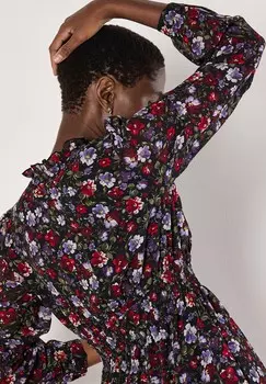 Повседневное платье FLORAL RUFFLE Apricot, красный