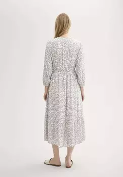 Повседневное платье GEMUSTERTES TOM TAILOR, белый