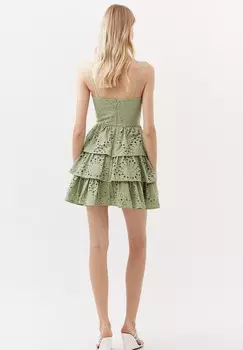 Повседневное платье GEPUR, зеленый