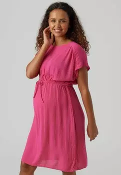 Повседневное платье GROSSESSE Vero Moda, фуксия