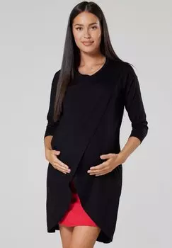 Повседневное платье Happy Mama, черный