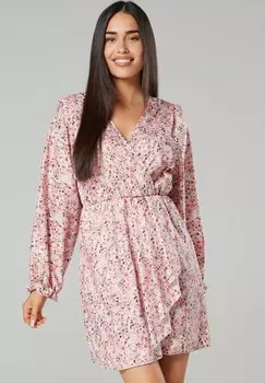 Повседневное платье Happy Mama, розовый