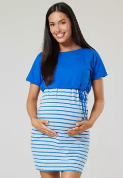 Повседневное платье Happy Mama, синий