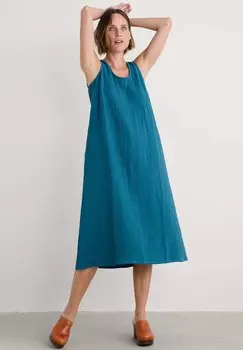 Повседневное платье HELLEBORINE Seasalt Cornwall, цвет Teal Dark Drift