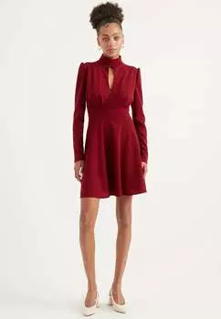 Повседневное платье Herita, бургундия
