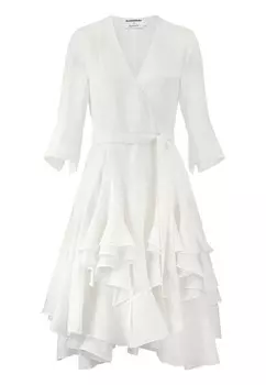 Повседневное платье hessnatur, белый