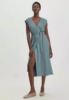 Повседневное платье hessnatur, зеленый