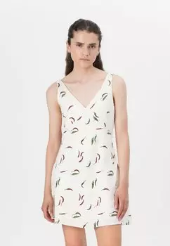 Повседневное платье HIGH NECKSHORT DRESS Abercrombie & Fitch, серый